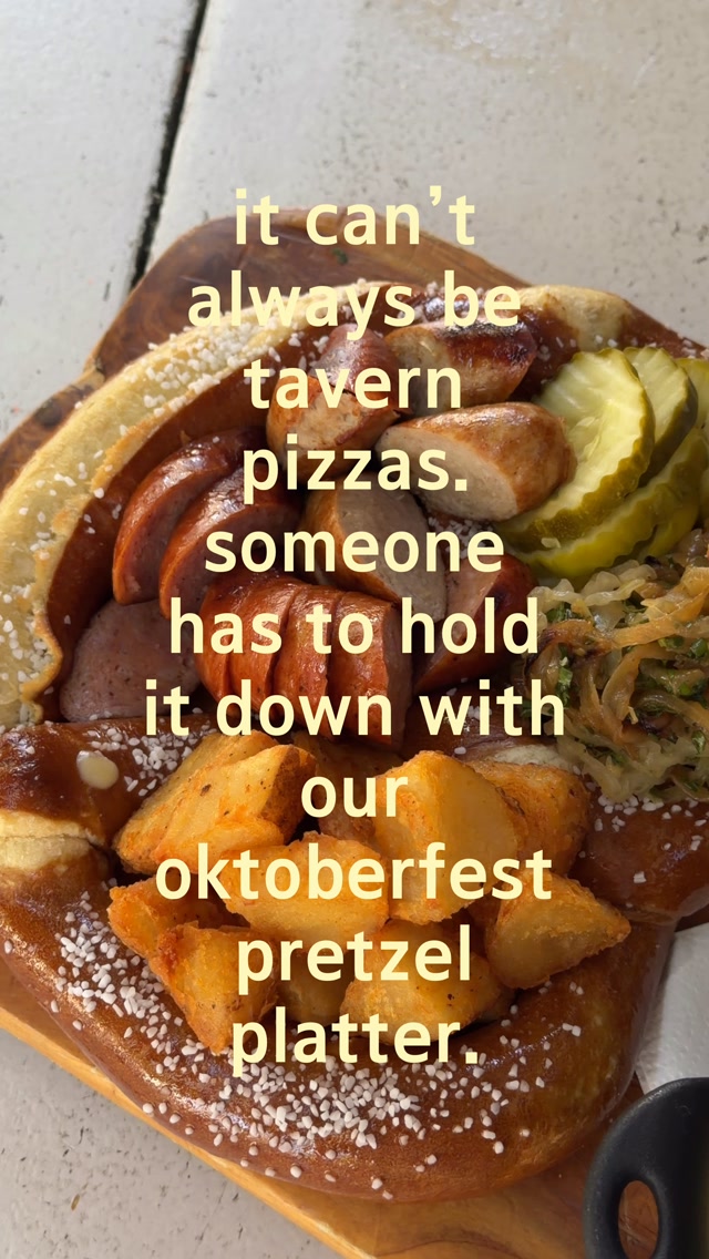 just a friendly reminder that our oktoberfest menu is delicious and you should come try it