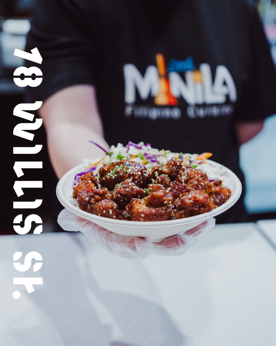 Savour every bite from @littlemanilanz
A deliciously satisfying bowl, packed with authentic Filipino flavours that keep you coming back for more.
Try it out at 18 Willis St. 
#18WillisSt #EatUp18Willis #WellingtonFoodies