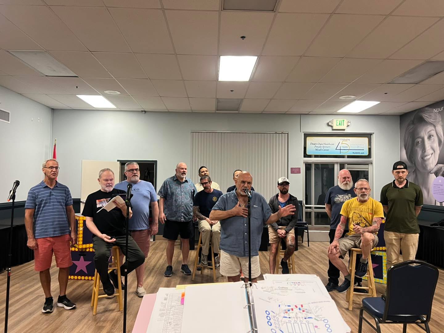 🎭🎶 Rehearsal update: organized chaos!
This week the BelloGents of A Cabbello have been working through staging and cue-to-cue transitions for Broadway Lights The Way — which basically means figuring out where to stand, where to walk, and trying not to run into each other while singing.
It’s all part of the magic… and it’s starting to come together!
Get your tickets now: https://acabbello.com/next-performance