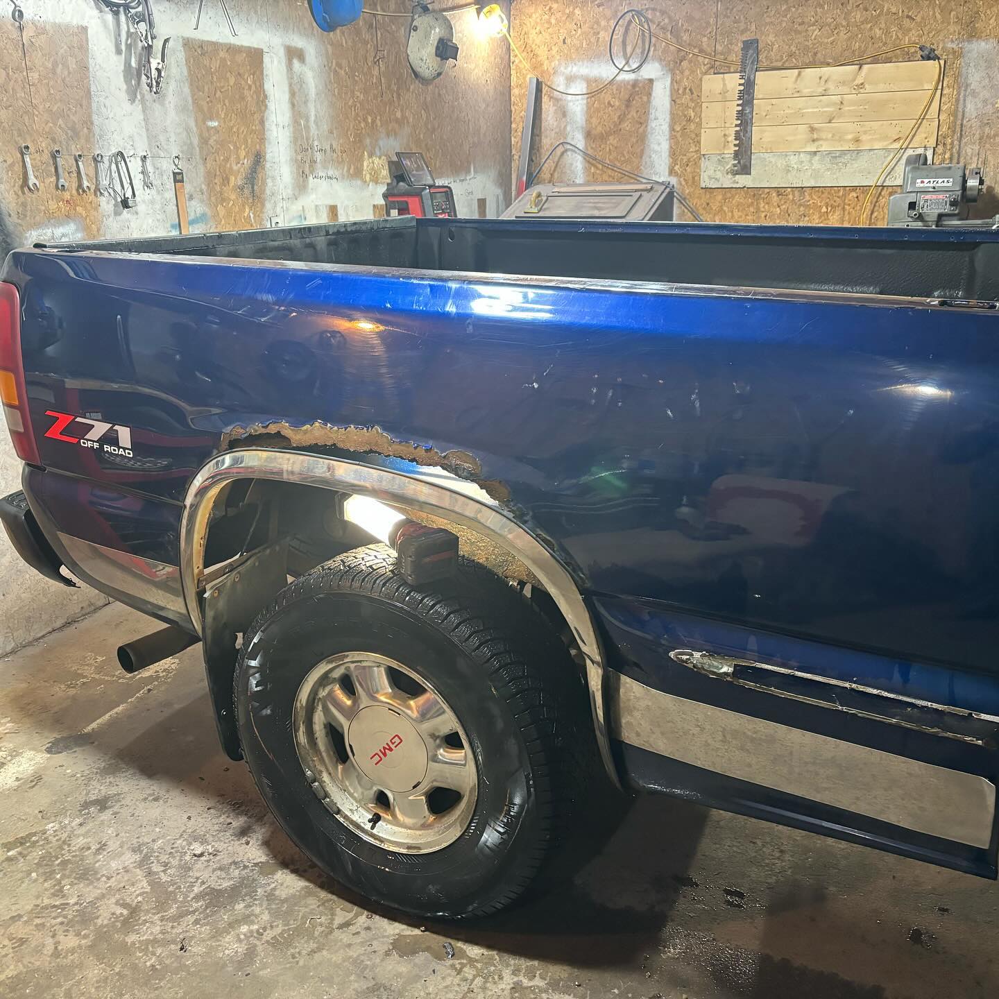 2001 gmc sierra cargo bed restoration
