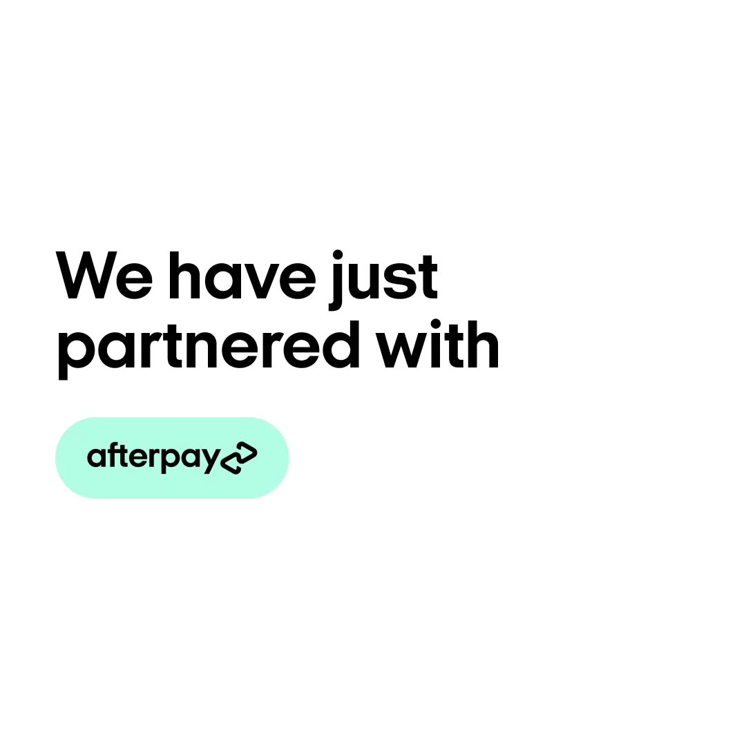 Yay! We’ve partnered with Afterpay, so you can now pay better whenever you shop with us. Just choose Afterpay when you checkout, then pay it in 4 interest-free installments.* 🙌 #AfterpayIt #PayBetter
No fees when you pay on time.
Shop now / Take it home today.
Afterpay it in-store.
*See @afterpayterms for complete term.