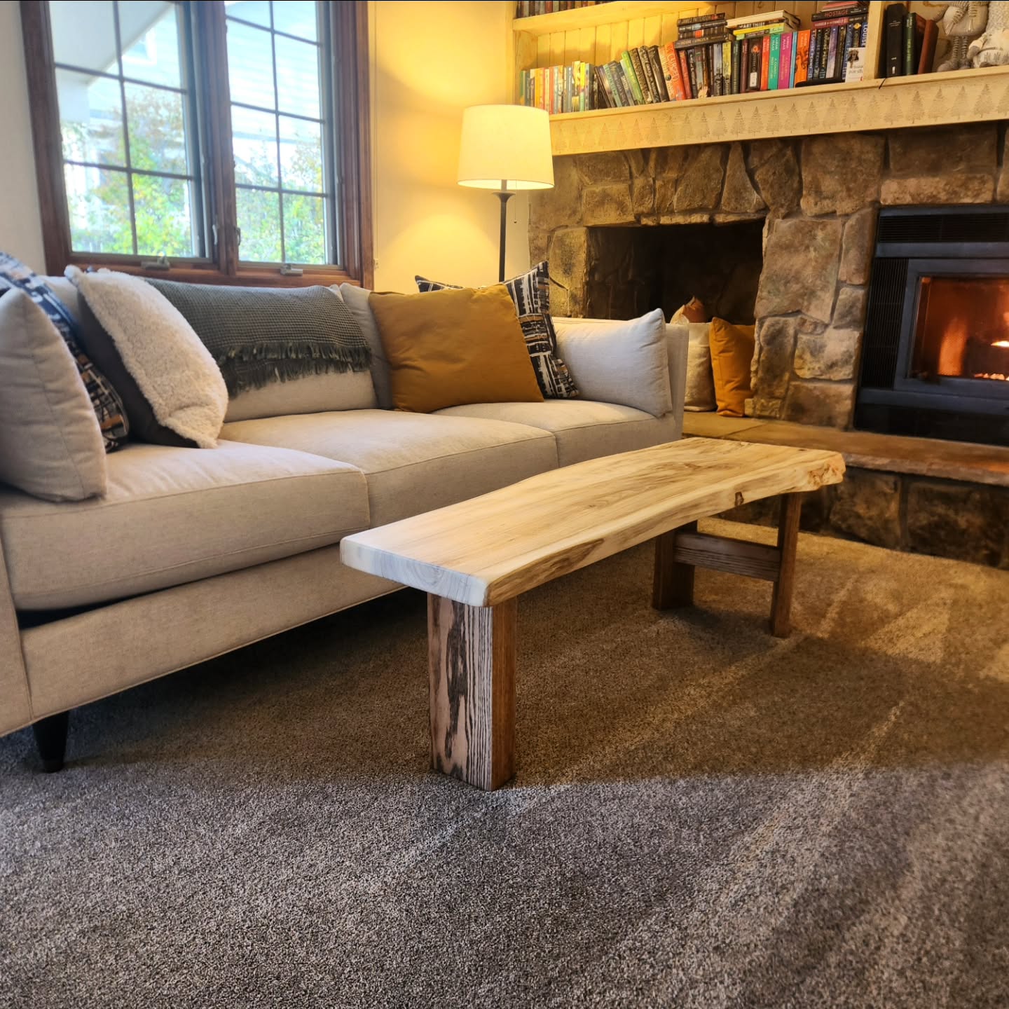 I've had this Hackberry wood slab for going on 4 years. Bought it with absolutely no intentions or plans for it. It's been sitting in my shop just waiting for the right project to come along, and now it's a beautiful coffee table! I am obsessed with the grain pattern of this wood.
#hackberry #coffeetable #custom #furniture #woodpreneur #woodworking #woodworker #veteranowned #smallbusiness #smallshop #shoplocal #littleton #golden #denver #colorado