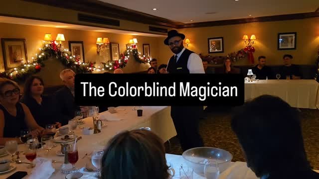 We had an awesome time at Platinum Renovation Christmas party with the Colorblind Magician.