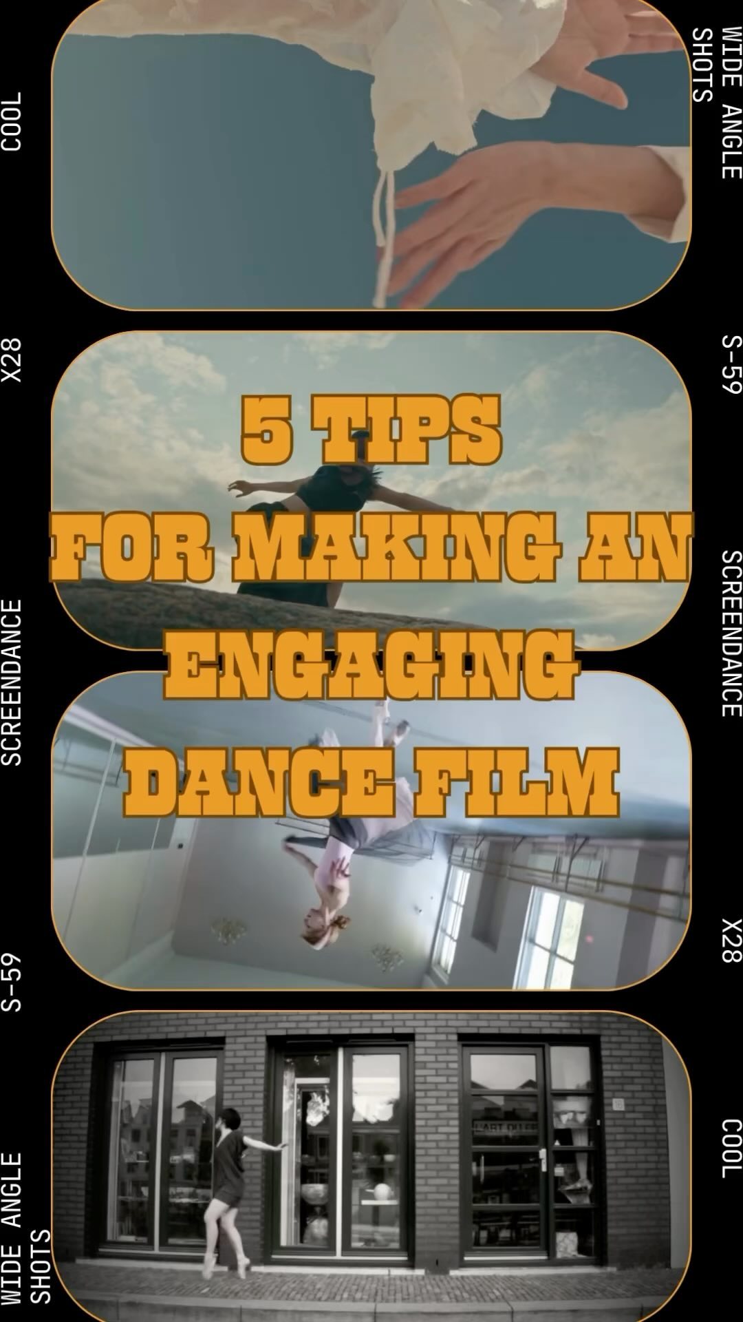 While we film a variety of projects, from corporate videos to narrative shorts, our passion for ScreenDance/ dance films remains unmatched. Here are 5 basic tips to help you start exploring the world of dance filmmaking.
If you find this helpful and would like to see more content like this, please like this post and share your thoughts in the comments.
For those who want a hands-on learning experience, join our Summer Dance Film Workshop this month! More info can be found via the link in our bio.
Also, share some of your favorite dance films with us!
#dance
#dancefilm
#screendance
#filmmaking
#dancefilmmaking