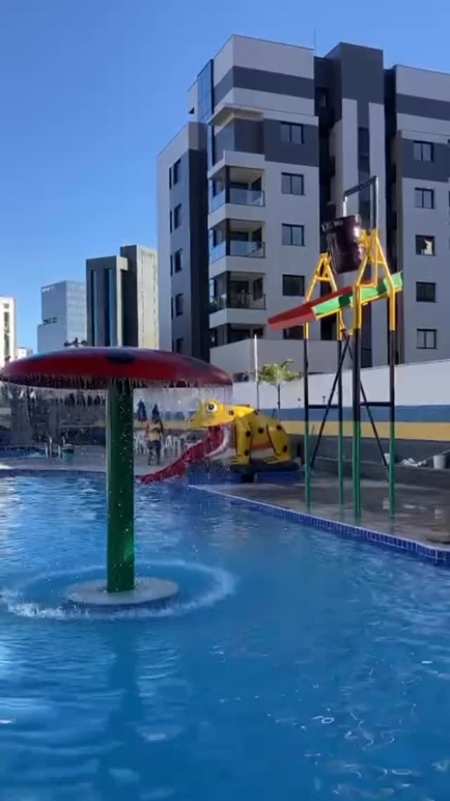 E é no domingo a estreia do nosso parque aquático 💙