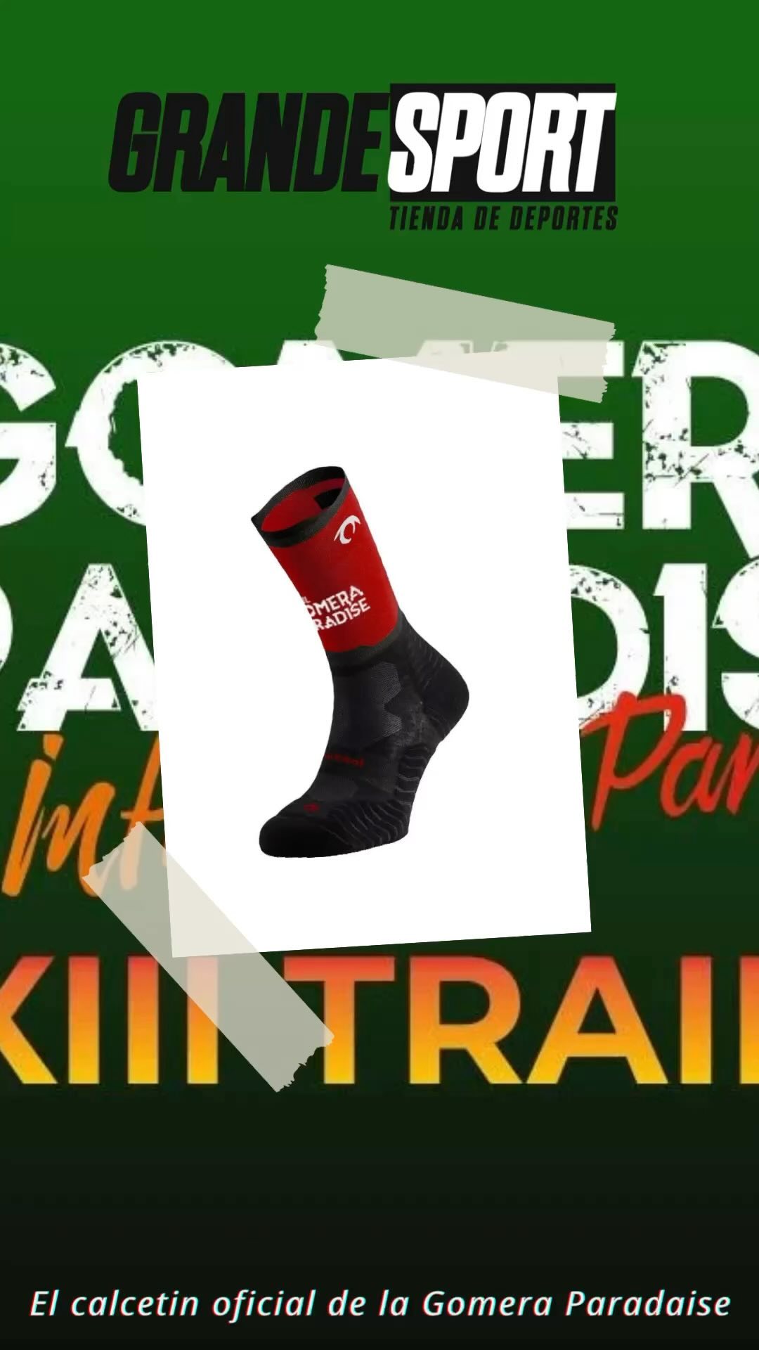 🛍️ 𝗬𝗔 𝗔 𝗟𝗔 𝗩𝗘𝗡𝗧𝗔 🛍️
🧦 𝙀𝙡 𝘾𝙖𝙡𝙘𝙚𝙩𝙞𝙣 𝙊𝙛𝙞𝙘𝙞𝙖𝙡 𝙙𝙚 𝙇𝙖 @gomeraparadise. By @lurbel_eu 
👉 Calcetín técnico H5, fabricado por la marca española Lurbel. 
Diseñado para la práctica de Trail Running de media distancia en terrenos mixtos (asfalto, pista y senderos). Máximo ajuste y comodidad. Caña con ajuste +A sin opresión.
🔴 Sólo disponible en @grandesport_gmr. 
#gomeraparadise #gomeraparadise2024 #lurbel #lurbelpg #lurbelteam #grandesport #trailrunning #traileando_canarias #trailrunner #trailrunninglife #trailrunnigespaña #trailrunnincanarias #canarias #canaryislands #lagomeraoficial #lagomeraisland