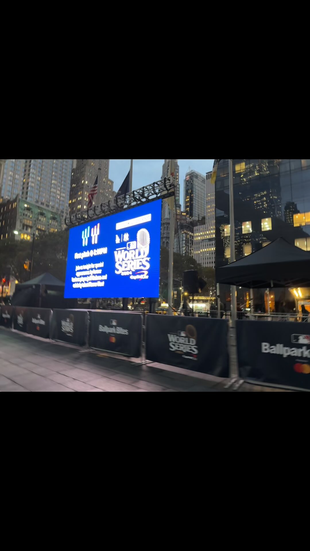What a Win last night for Yankees. Great time at the #Worldseries Viewing party at the Oculus WTC