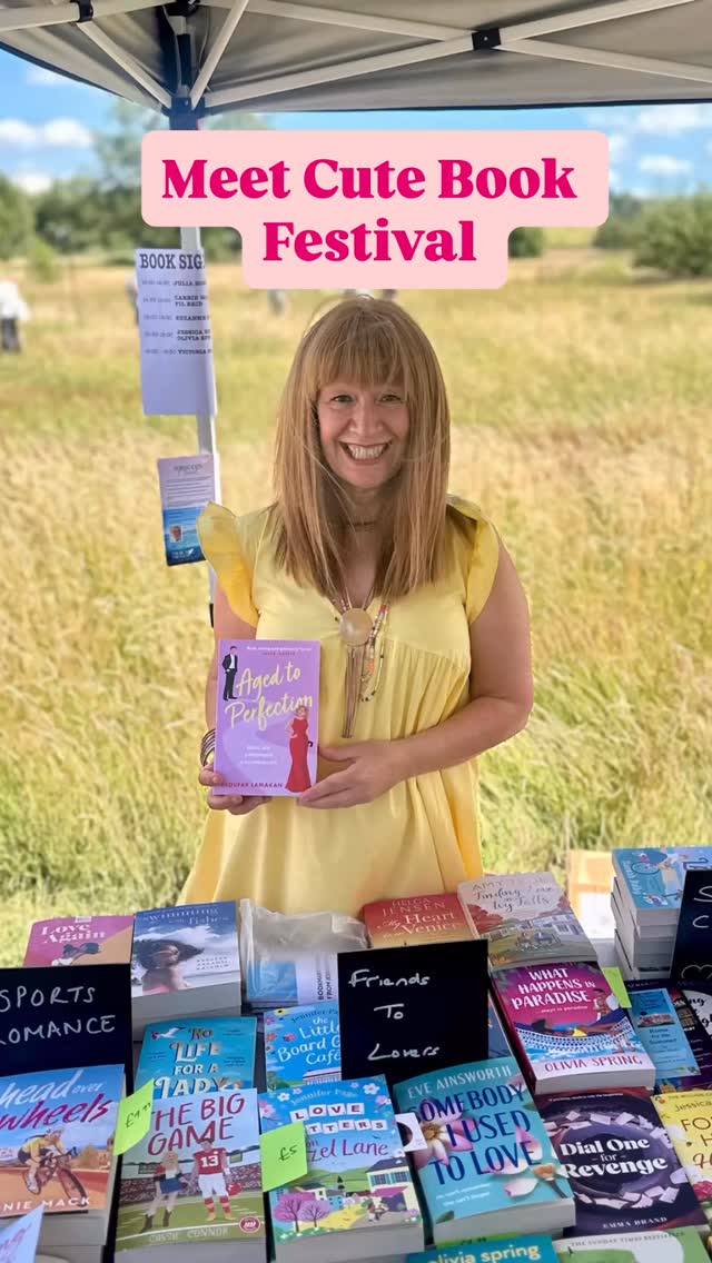 ☀️What a great day of books 📚 at @meetcutebookfest Thank you so much for having me and the rest of the CWIP gang. We really enjoyed being on the panel. @kathleenwhymanauthor @onemorechapterhc @cwipprize @carriewalkerauthor @kristenbaileywrites @dolbyhannah @onemorechapterhc @cwipprize @romanticnovelists
#agedtoperfectionnovel #niloufarlamakan #elstree #AgedToPerfection #RomComReads #FeelGoodFiction #AgePositiveReads #WomenOver50 #meetcute #MidlifeRomance #BooksWithHumour #FunnyWomenWriters #SmartRomCom #NewRelease2025 #FictionWithHeart #ReadersOfInstagram #BookLovers #boomer #babyboomer #proaging #womenover60 #agepositive
