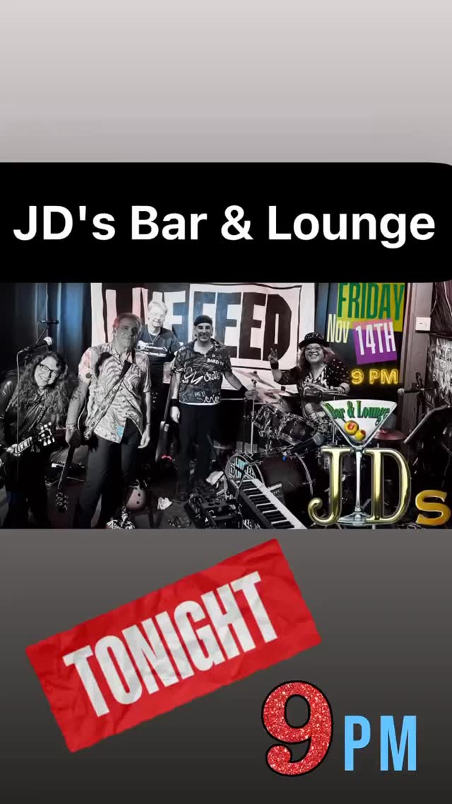 🔥 @livefeedrocks1 — HELLO, PARTY PEOPLE! 🔥
It’s Friday and we’re already hyped because TONIGHT we hit the stage at JD’s in Coral Springs! 🎸🎤
⏰ Showtime: 9 PM
You’ve got all day to fuel up, make plans, and get your crew together — because tonight is going to be absolutely electric. ⚡️🔥
We’re gearing up for a killer night of music, energy, and all-around good vibes. Consider this your official heads-up to not miss it!
🙌🎶
See you tonight at @jdsbarloungecs !