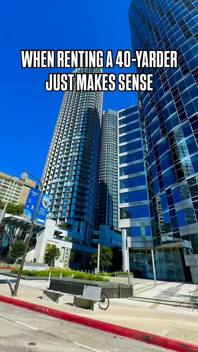 When a 40-yarder is the only answer. Perfect for remodels, demo work, and jobs that move fast and build up even faster. Big projects need big solutions.
Head to the link in our bio for bin rentals.
♻️ NASA Services
📞 888-888-0388
💻 nasaservices.com
#NASAservices #beanagentforchange #downtownla #throughservicewegrow
#DTLA #compost #composting #wasteindustry #waste
#recycle #recycling #trashtruck #landfill #safetyfirst #lacounty
#recycLA #RecycleRight #realestate #commercialproperties
#ecofriendly