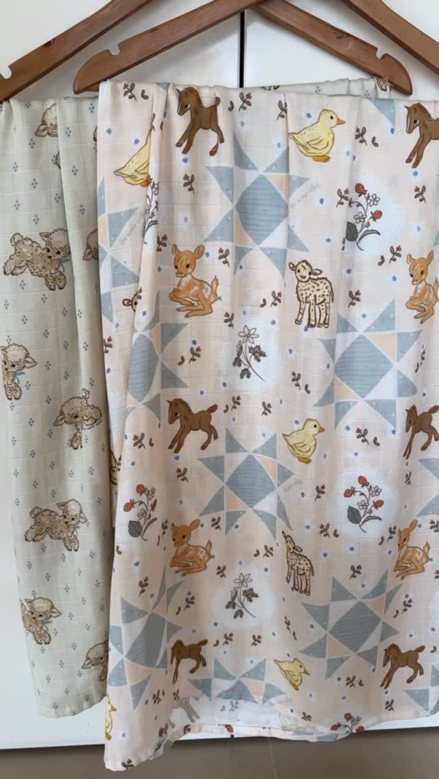 Walk through today’s launch at 5pm AEST ~ Blue Marnie and our newest swaddle wrap!