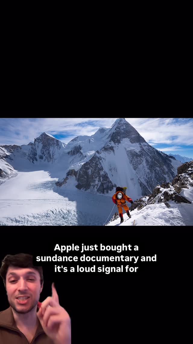 Apple just validated a Sundance documentary with a global rights buy.
The Last