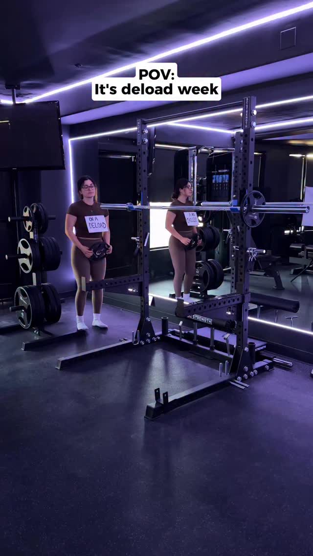 👀 I usually lift heavier I swear @pareesaakbar
Who else feels like this on deload week 😂
ib: @lisasliftingclub