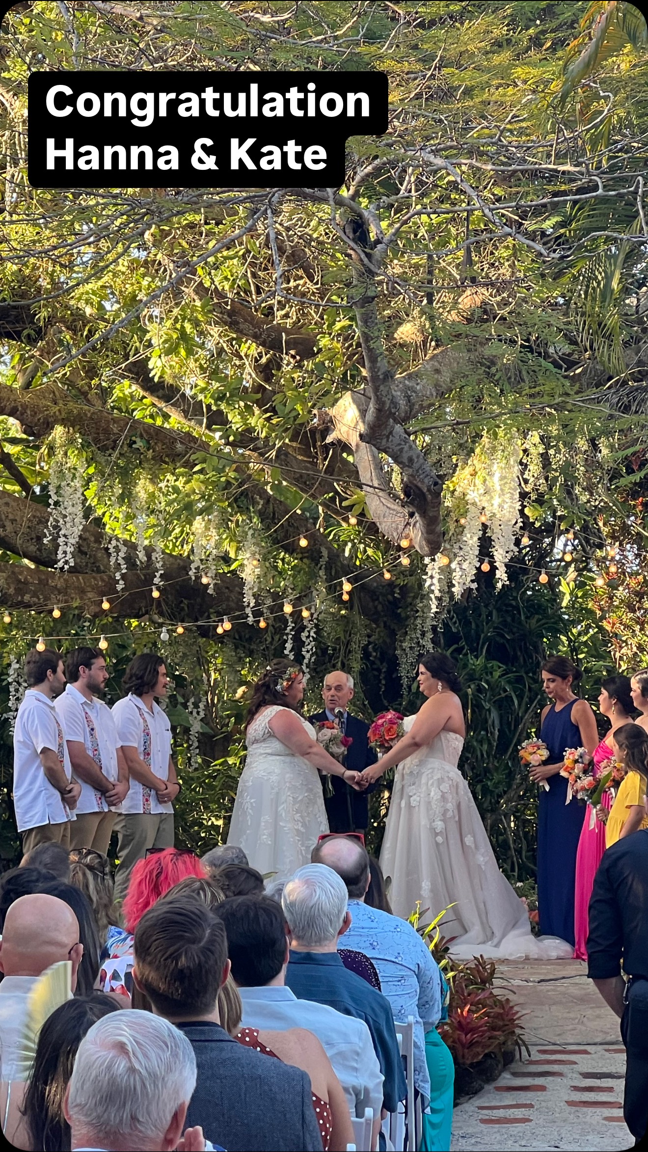 What a Wedding this past Sunday (2/16) to kick off my wedding season of 2025. 
Congratulations to Hanna & Kate 
Thank you for having me and sharing such a special moment with your family and friends. 
Venue: @losjardinesdelcastillo 
Wedding Planner: @cristinasotoweddingplanner 
#Wedding #WeddingDJ #DestinationWedding #DJ #DJRevuleo #PuertoRico #DTMF