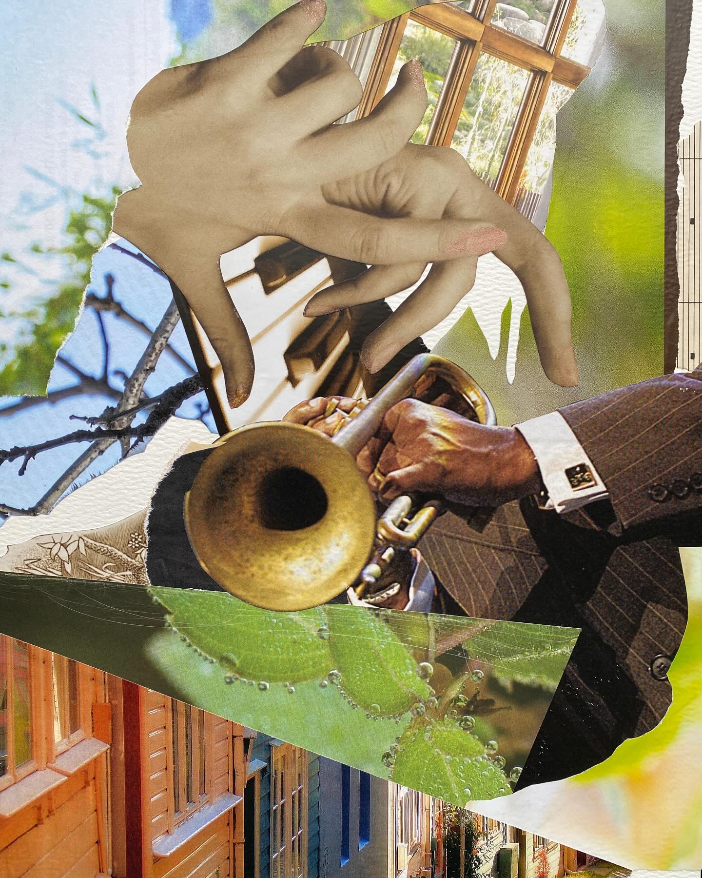 A Touch of Jazz @pariscollagecollective 14/2025 Creative Challenge
✨DM to purchase✨ 12x9” unframed collage on paper #touchofjazz #piano #trumpet #jazzpiano #jazztrumpet #jazzmusic #pariscollageclub #weeklycollage #weeklychallenge #analogcollage #collage #collageart #collageartist #michiganartist #kalamazooartist #collagecommunity #cutandpaste #handcutcollage #paperart #moderncollage #paperscraps #loveanalogcollage1 #pariscollagecollective #redcubacollage #nycollageensemble #thecollagetemple #wildercollage #womenartistsmichigan #c_expo #jengatz