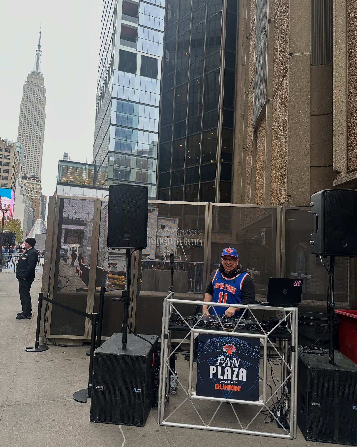 Round 2 Game 2
Another great day at Knick Fan Plaza. See you at the next one. 
Shout out to @djdanmele for the artful shots and making me blush on MSG promo videos