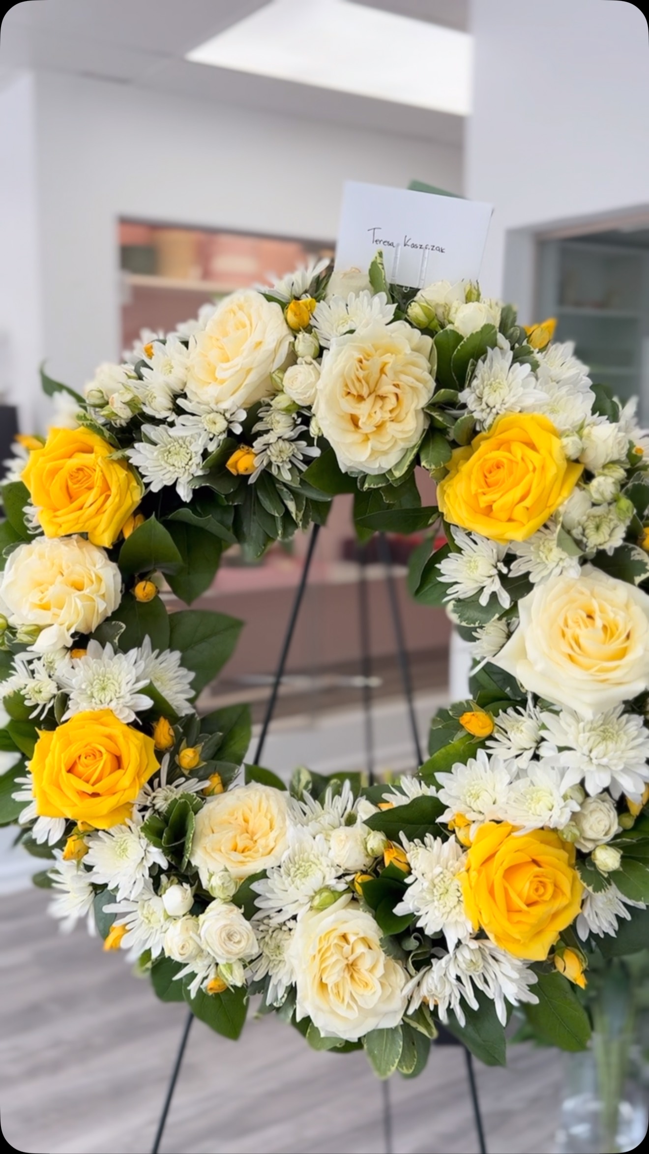 Sympathy Wreath 🤍