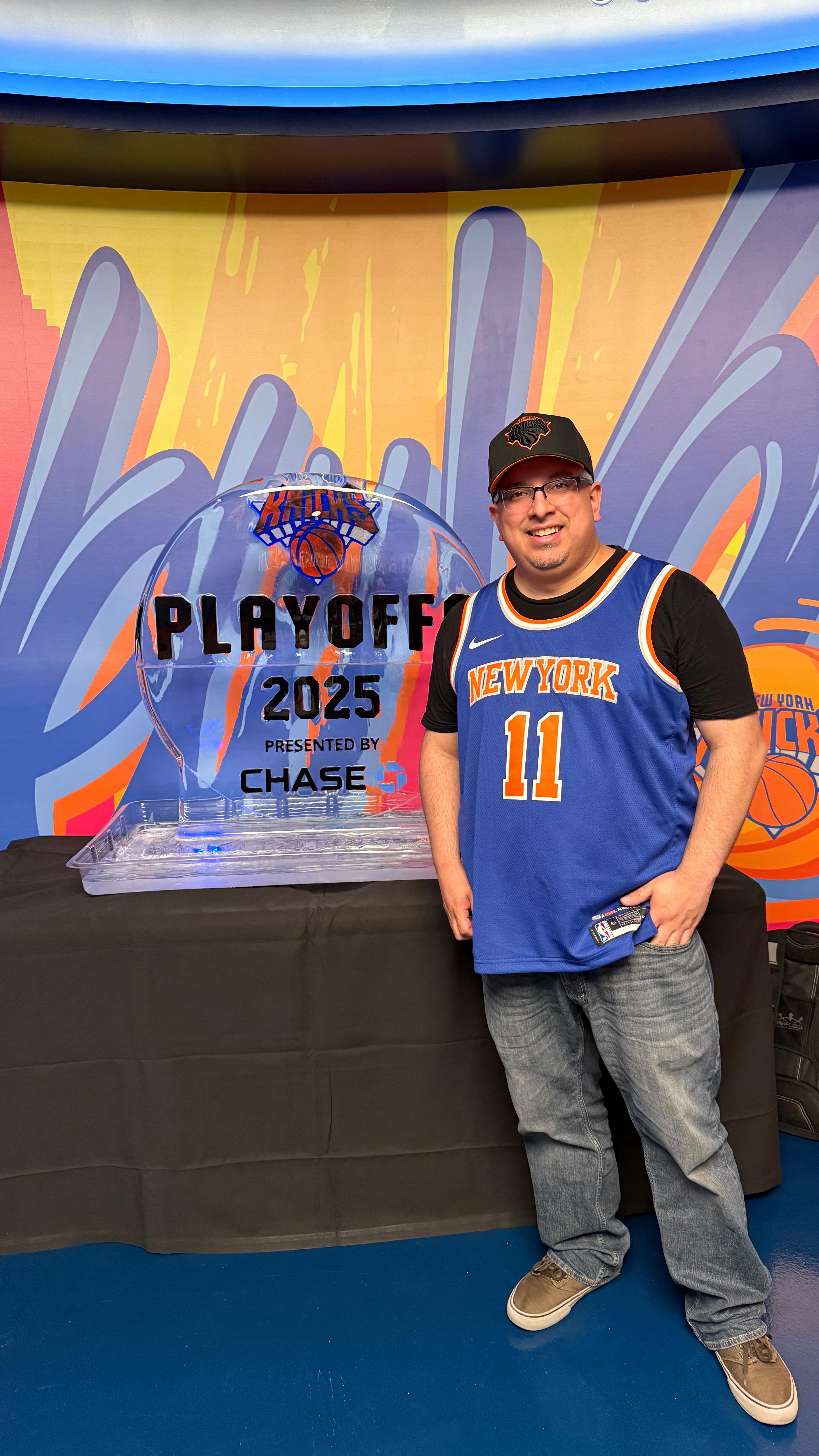 Round 2 is over and we move forward to Round 3. 
Chase Lounge inside MSG tomorrow (5/21). If you got tickets and can access the Chase lounge. Come say what’s up. 
#LetsGoKnicks #Round3