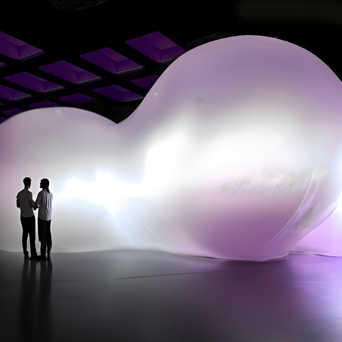 This Art Basel Week edition introduces the concept of soft clubbing - a term coined by the artist to describe a new generation of social spaces prioritizing well-being, sensory awareness, and emotional intimacy over over stimulation. Set inside Basel’s Singer Klub, the installation subverts expectations of nightlife - replacing strobe lights and loud beats with ambient breath, and re-imagining the club as a space for ritual and presence. It offers a gentle, grounding alternative to an overstimulated world and invites a sense of emotional resonance and collective calm. Through the integration of FOVET, this environment becomes even more intimate and enveloping. The scent moves with the rhythm of the space: pulsing, gently breathing in and out - creating a fragrant landscape that evokes a feeling of belonging and emotional ease. FOVET is the invisible thread that binds the physical and emotional, transforming the air itself into a medium of connection and care.
Presented together at Singer Klub, BREATHE WITH ME and the collaboration with fragrance house LUZI unify this sensory journey. Through this evolving experience, fragrance is no longer confined to the bottle - it becomes part of the architecture of feeling, offering a moment of calm and comfort in a fast-paced world.
BREATHE WITH ME — Basel Edition
Art Basel Week · 17 -22 June, 2025 · Basel, Switzerland