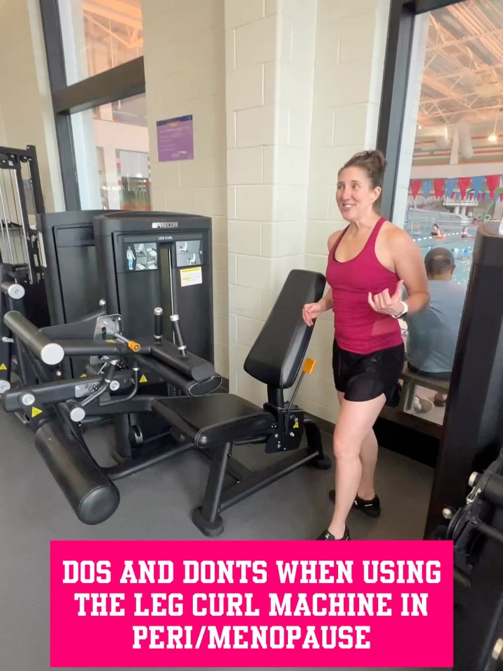 Ladies Over 35…Listen Up…Here are my top Leg Curl Machine Do’s, Don’ts & Midlife Musts 🍑
Trying to grow strong hamstrings (and not just survive the gym)? Then save this one.👇
✅ DO line up your knee joint with the machine’s axis
✅ DO adjust the thigh pad so you’re locked in, not flailing
✅ DO choose a weight that challenges, not crushes (or results in a hernia)
❌ DON’T rest the ankle pad up on your calf (unless you like wasted reps and awkward cramps)
❌ DON’T swing the weight with momentum — your hamstrings want tension, not theatrics
❌ DON’T work harder getting in/out of the machine than during the actual set (we see you 🤣)
👉 For more smart resistance training tips that actually work in perimenopause/menopause, follow me!
💪 Or better yet, become a founding member of the Muscle Over Menopause Club to learn about all the machines AND free weights to GET STRONG in Peri/Menopause…link’s in bio.
Let’s lift heavy, safely, and hormonally aware.
#MidlifeMuscle
#MuscleOverMenopause #MidlifeMuscle #StrongNotSorry #StrengthTrainingOver40 #WomenOver40Fitness #FitOver50Women #HormoneSmartTraining #PerimenopauseSupport #MenopauseWellness #MenopauseFitness #HotFlashAndHeavyLifts #MenopauseStrength #MidlifeStrong #WellnessOver40 #AgingStrong #FitnessEducation #TrainSmartNotHard #LiftLikeAWoman