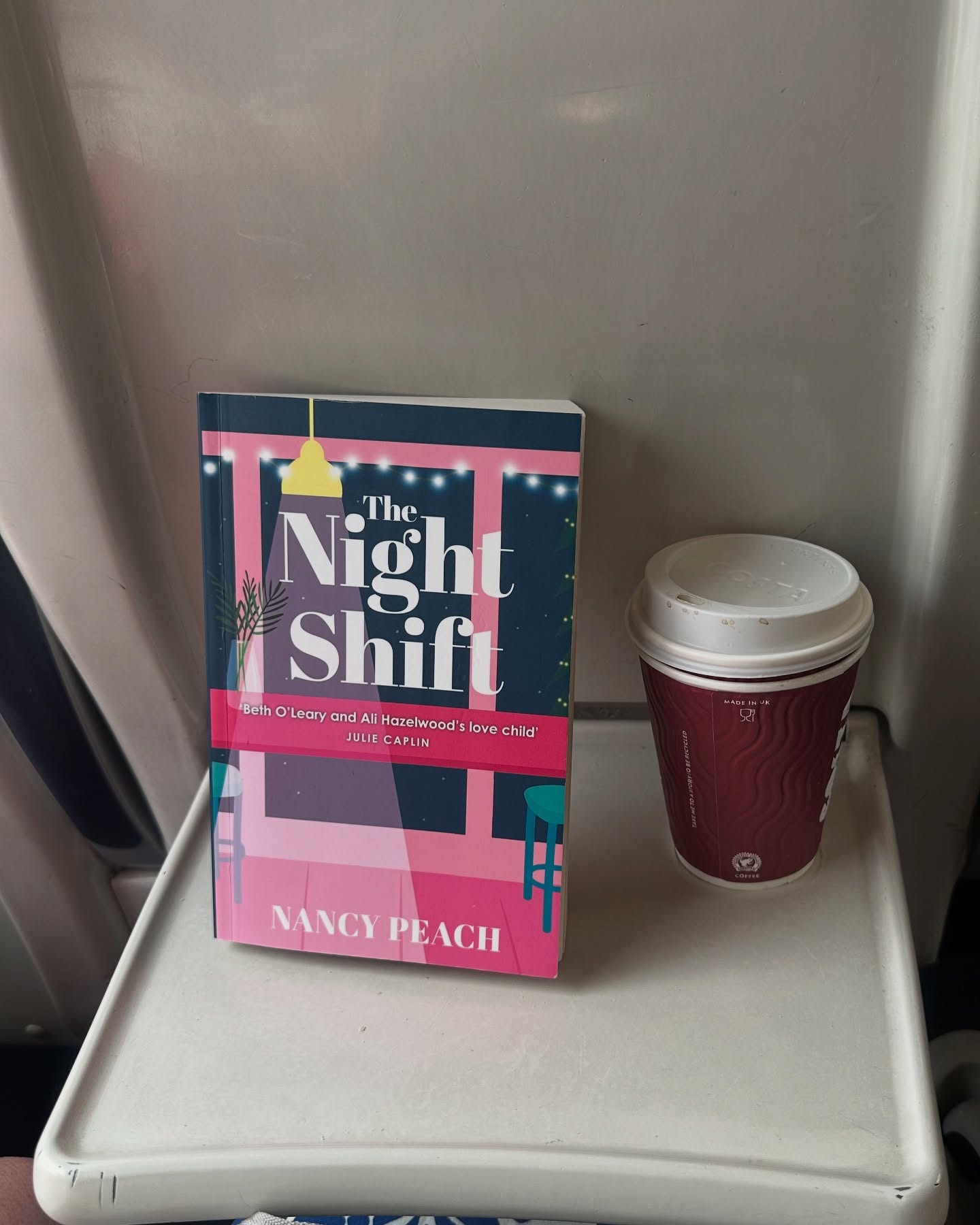 This beauty of a book by the talented author @nancy.peach is keeping me company on my train journey and I’m loving it! ❤️😍 Available to pre-order now. Thank you for the advance copy 🙏🏻
@onemorechapterhc @cwipprize
#comedywomeninprint #cwippize #romcom #hospitalromance #doctorsinlove