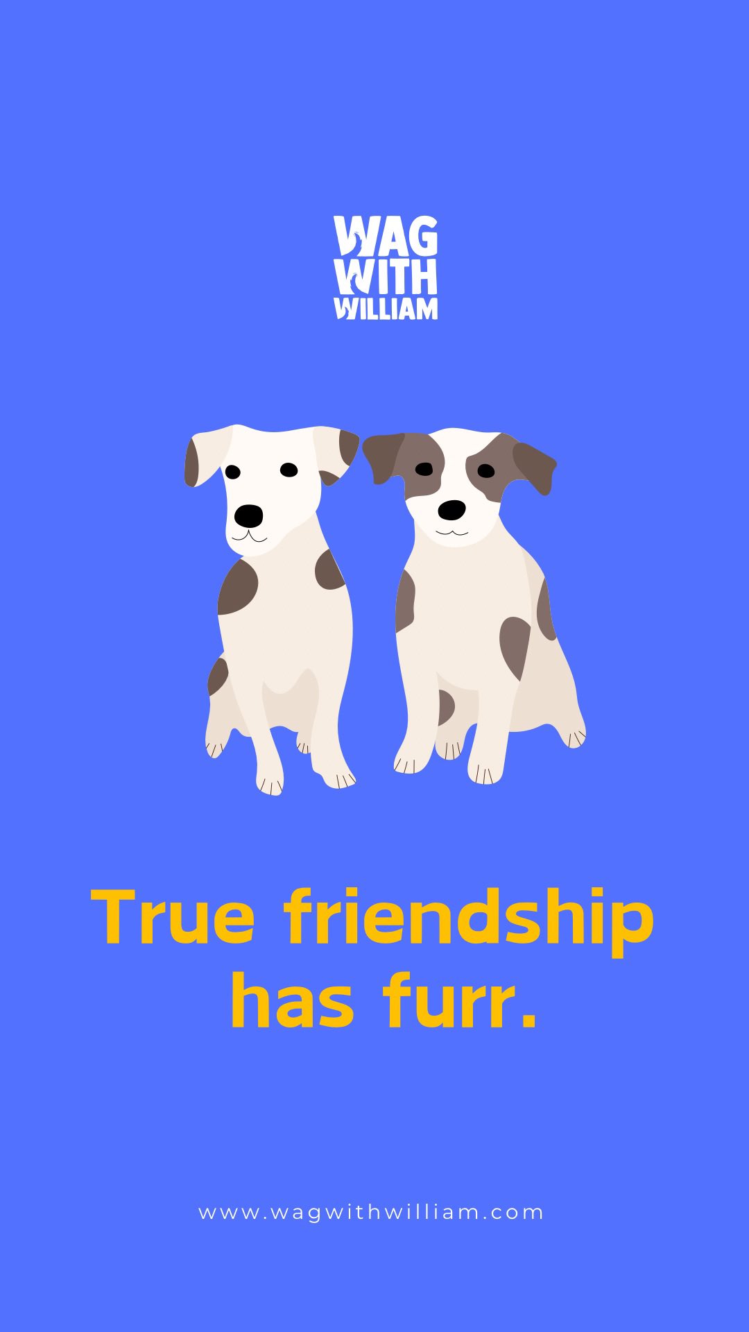 True friendship has fur. โ๏ธ๐ถ #WagWithWilliam ๐พโค๏ธ #FearFreeTraining