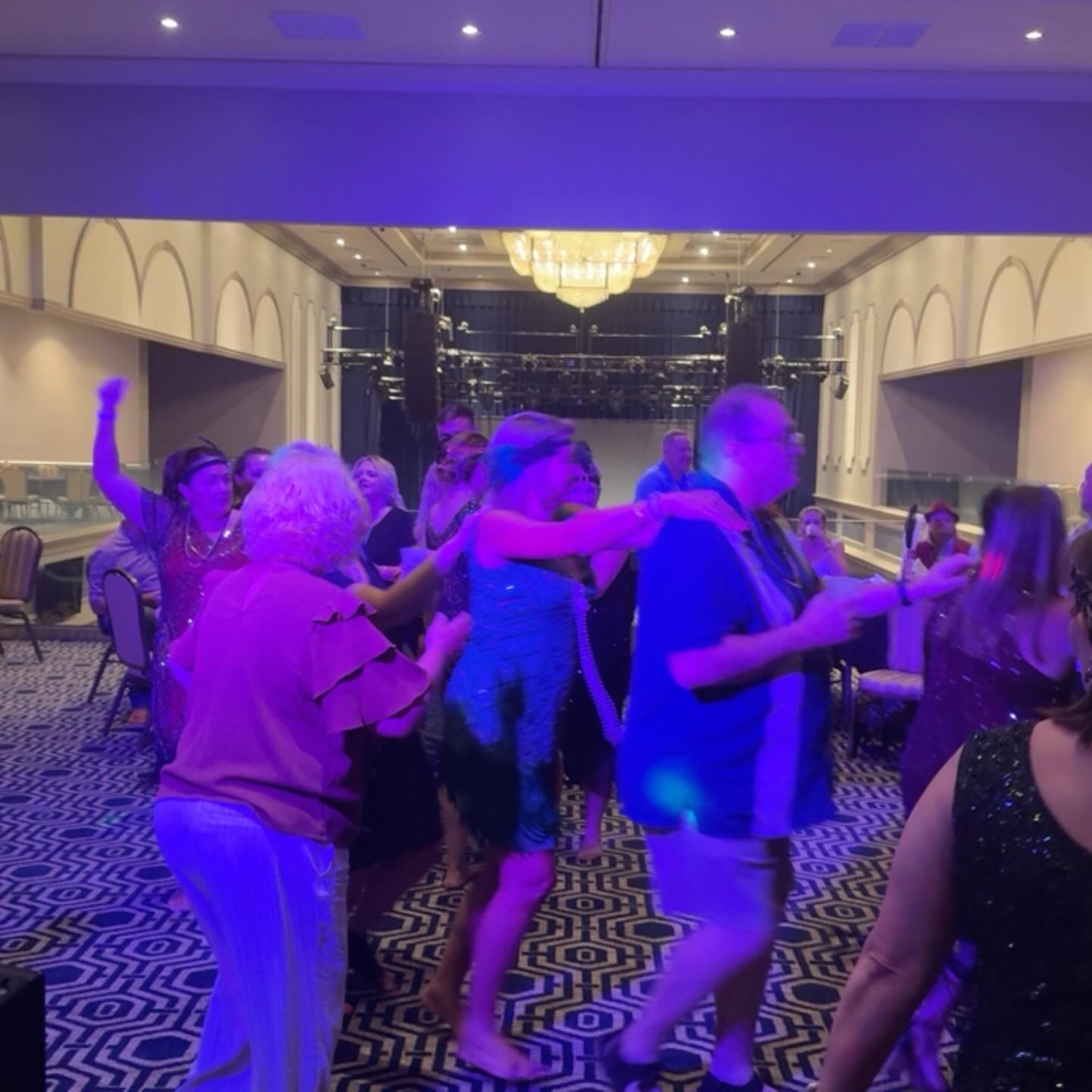 Did you know we travel ?  And do karaoke!  Thanks to the Indiana Treasurers Association for having us for back to back years. #bluinedj #owensborodj