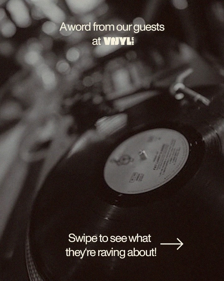 The verdict’s in: our guests spill why #VNYLHiFi is the spot you’re missing out on.
Been to us recently? Drop a review via the link in bio, we’d love to feature you next! 🥂