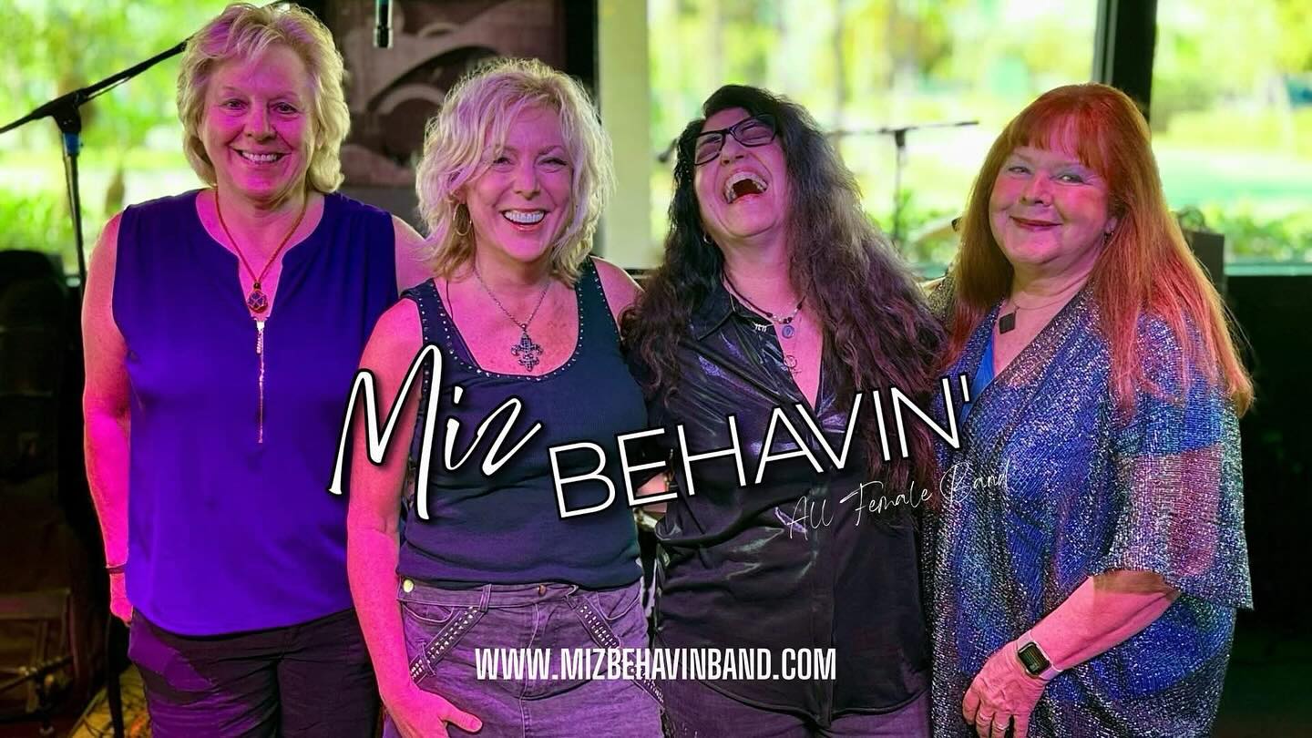 🎸🔥 SUNDAY FUNDAY at Tipsy Tiki! 🔥🎸
We’re MIZ BEHAVIN’ — your all-female rock band outta Fort Pierce, and we’re crankin’ it up THIS Sunday, September 21 at 3 PM!
From the ‘70s to today — Rock, Pop, Country, Blues — if it makes you move, we’re playin’ it. Big vocals, gritty grooves, and a whole lotta sass from start to finish. 💃🎶
Grab your crew, grab a drink, and let’s make Sunday loud. 😎🍹🎸
#MizBehavin #AllFemaleBand #SundayFunday #TipsyTikiVibes #RockChicksUnite #goodvibesonly