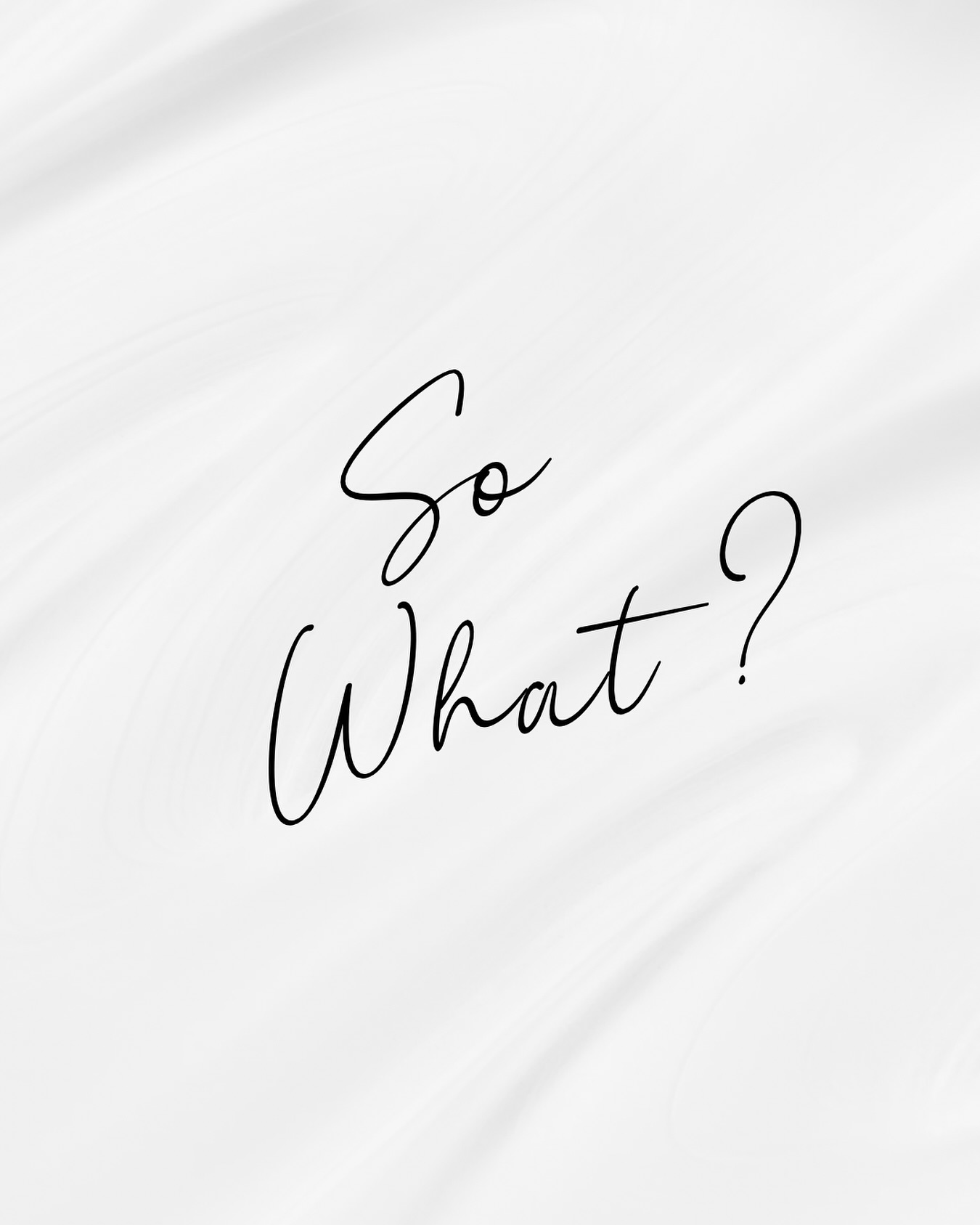 Didn’t hit the gym today? 🍔 Ate fast food again? 🛋️
So what? Tomorrow is another chance 😂
👉 What’s your funniest “so what” moment?