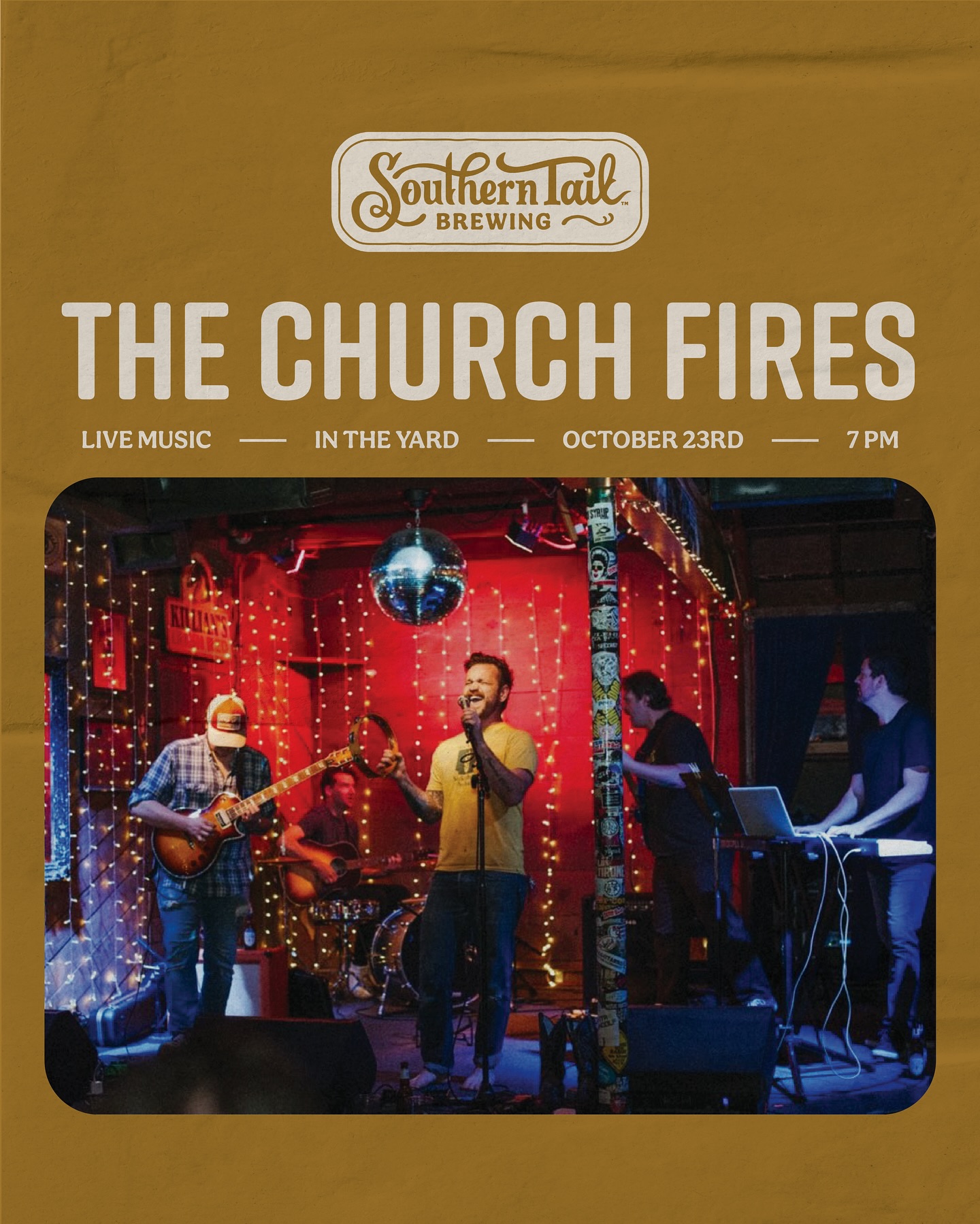 We’ve got live music again this Thursday in the yard! Come hang out with us and The Church Fires and enjoy your thirsty Thursday the right way 🎶🍻
📍Southern Tail Brewing
🗓️ Thursday, October 23rd
⏰ 7 PM