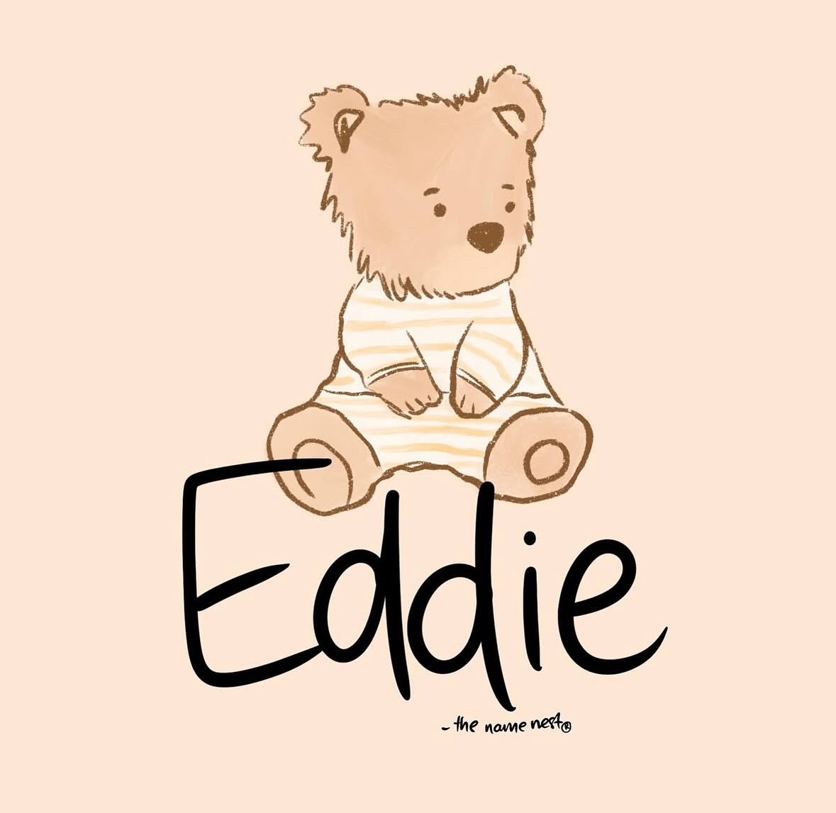 Eddie ~ the most lovable soul you will ever know,
a dear friend to all as they grow,
with their smile they light up your world and your home,
a free spirit who came to explore and to roam,
Eddie with a courage that is grounding and true,
never a day passes that they do not amaze you,
hold this soul close and enjoy their bear hug,
the one who came for you to adore and to love ✨ original intuitive name meaning and artwork by Tara Sea ©, the name nest®.
This name is Old English in origin and means ‘small whirlpool and wealthy guardian’.
I hope to inspire you and that this name, Eddie, is one you will love and cherish for a lifetime! #thenameneste
Do you have a special Eddie in your life? Tag them and share the love 💛
Want to purchase this name an an artwork? It is available to buy for only $14.99 as an instant A4 download on our website www.thenamenest.com