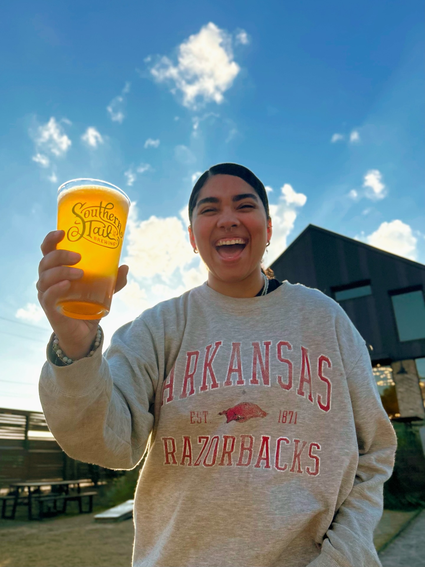 Our face when the Jumbotron lights up for college football. 🤩 Kickoff is at 11:45 tomorrow. Come early & claim your spot - this rivalry runs deep. 🏈
📍 Southern Tail Brewing
🗓️ Saturday, November 15th
⏰ Kickoff at 11:45 AM
#GameDayEats #GameDay #LRRestaurants #LRBreweries #LittleRockBrewery #GameDaySpot #EatLocal #DrinkLocal #LittleRock #Arkansas