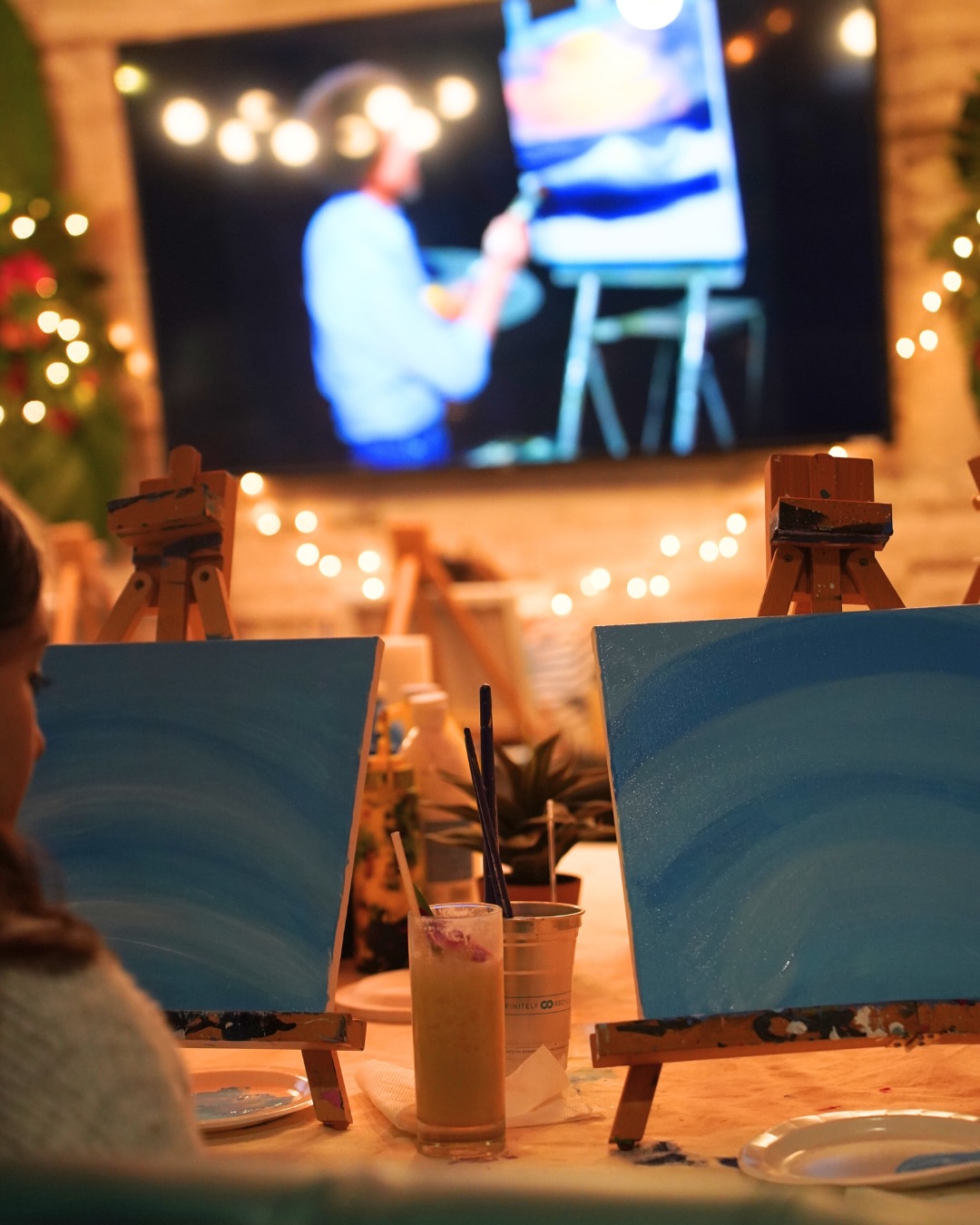 There are still seats available for tomorrow’s paint at sip at @missbcoconutclub 🎄🎨 Reserve your easel now for a night of creativity.
Use code PAINTNIGHT at checkout for 10% off tickets📥. Tickets are available at www.mirandaroseart.com
#sandiegoevents #paintandsipsandiego