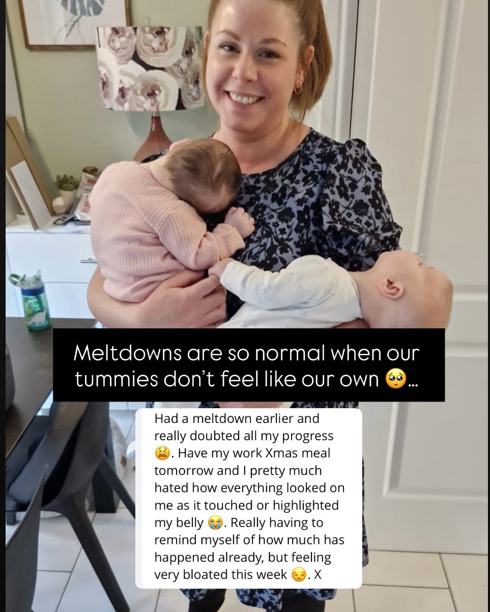 Meltdowns about your tummy as a mum are SO normal.
Like… painfully normal 🤍
Gemma underestimates how inspirational she is, sharing her honesty to support others 🥹 She also doubts how well she’s doing - even though she’s lost 58cm in 10 weeks and transfers her body postpartum. 💕
It’s true - one day you feel strong 💪… BUT the next…
..you’re bloated, hormonal, stressed, tired and questioning everything.
But here’s what I need you to remember 👇
✨ Even on those days, your core exercise is doing its magic behind the scenes.
Every time you show up for your core workouts, you’re:
• Building deep core muscles
• Drawing the tummy in from the inside
• Healing your abs
• Strengthening your pelvic floor
• Shredding inches over time
So yes — you might look bloated today 😩
But you’re creating HUGE changes for the future you 😉
The future tummy - confidence - strength!!!
🚨 Don’t let one day… or one week… make you quit. That’s where progress gets LOST.
Real-life proof? 👇
✨ Gemma has lost 58cm off her body across Beginners, Intermediate and now Intermediate Plus. (She’s 10 weeks in!)
And even came to my in-person class and jumped around with a happy, strong pelvic floor 🙌!
This is what happens when you don’t give up on meltdown days 😜
So if today feels hard:
💛 Send yourself a hug
💛 Keep showing up anyway
💛 Don’t fall off the wagon and beat yourself up
Your core exercise matters - even when your tummy is having a moment 🤍
✨ I am sending out info on my JANUARY CORE BUILDER this week - make sure you’re on my VIP list for info and early access to sign ups - comment ‘VIP’ or send me your email to go straight on the list (closes soon!)
✨ Can’t wait that long? Use the core exercise on my website today!
I got you 😍
#reallifemotherhood #coreexercises #katesmumfitclub #legsbumsandbubbas