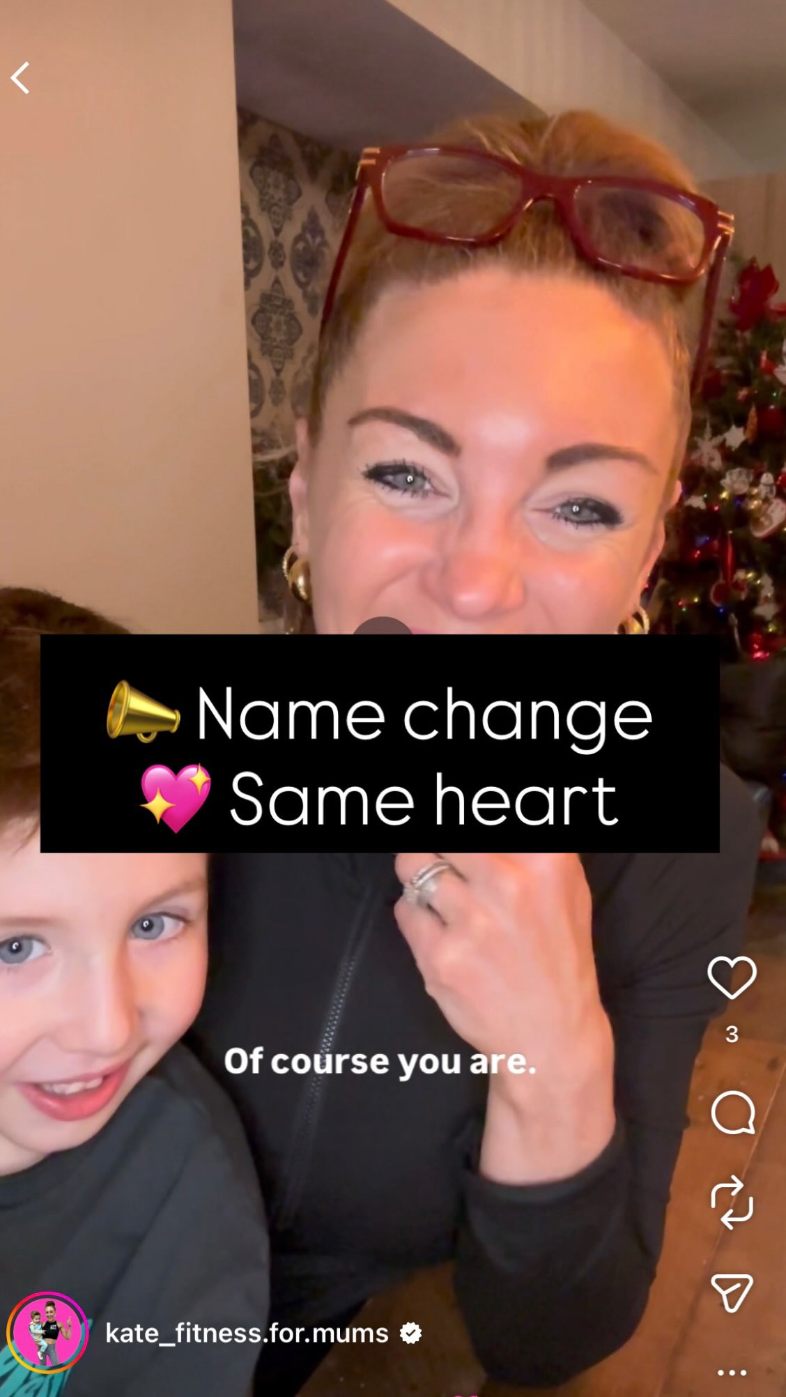 A little change… but the same heart 💖
This one is more for my Facebook ladies But but I lots of you follow me on both platforms AND I like this community to understand my whole journey with life and my business 💛
After many years as Legs Bums & Bubbas, my Facebook page is getting a new name: Kate’s Fitness for Mums ✨
This isn’t about leaving anything behind — it’s about bringing everything together ☺️
💗 Legs Bums & Bubbas (my first baby!) is still very much alive and thriving
💗 The website is staying exactly the same — monthly challenges, weekly workout plans, and the most supportive community of mums 🥹
💗 Business as usual for my website members (nothing is changing for you) 🙏
So why the name change? 👇
In September I launched the Kate’s Mum Fit Club app to host my popular Core Builder program (which has already changed the lives of a couple of hundred mums 🥲💪), and I’ve got an exciting new January program coming soon 👀
Plus… my Instagram has always been Kate’s Fitness for Mums, so it finally feels right for Facebook to match 💁♀️
Same Kate 😅…
Same passion for helping you mums feel strong, confident and the best version of you ❤️…
Just a name that reflects where we’re heading 💫
Thank you for being part of this journey - whether you’ve been here from the very beginning or started following more recently 🙏!
And yes… Bertie absolutely stole the show talking about Christmas 🎄😂