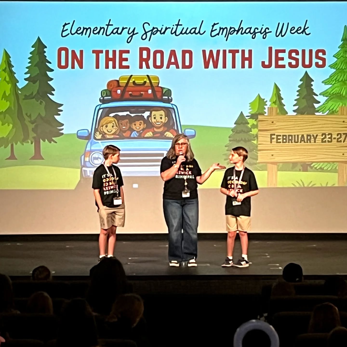 ✝️ So special! We celebrated our very first elementary Spiritual Emphasis Week this week! Each morning, students gathered in the chapel for worship and teaching led by our high school chaplains, then headed back to their classrooms for reflection and hands-on activities under the theme "On the Road with Jesus."
Students enjoyed fun themed dress down days and even raised $840 to support KCS alumna Cassie Cullen’s ministry in South Africa. 🌍❤️
This incredible week was coordinated and led by junior Nora Steger as her KCS Scholars project. Well done, Nora! 👏🎉