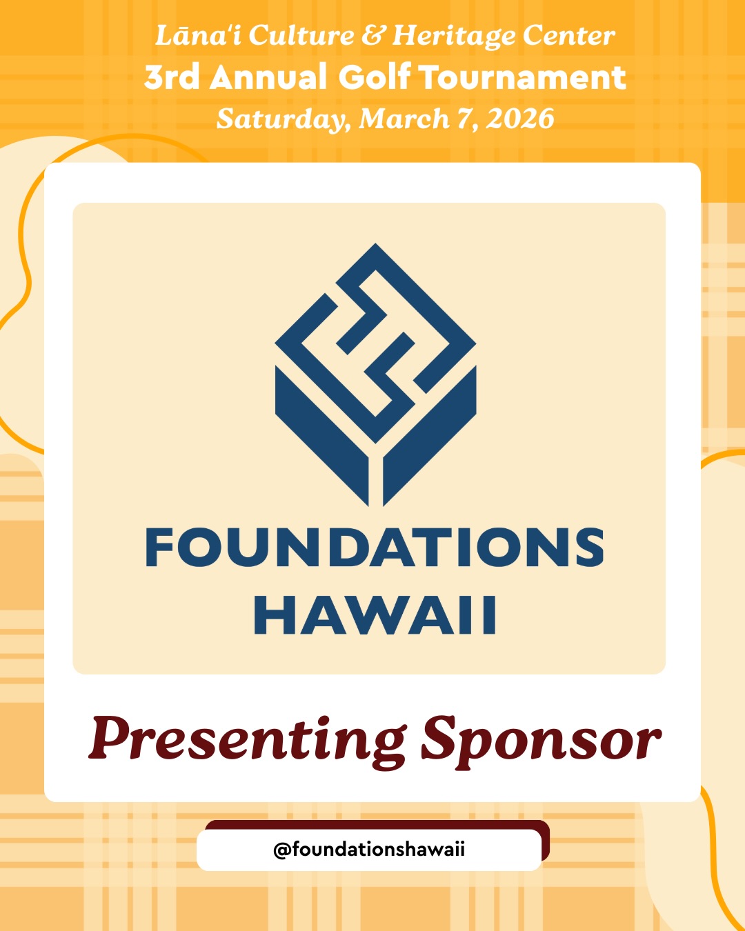 ✨Presenting Sponsor Highlight ✨ - Part 1: Foundations Hawaiʻi @foundationshawaii
We’re incredibly grateful to share that Foundations Hawaiʻi is returning as one of our two Presenting Sponsors of the 2026 Golf Tournament! Last year, they stepped up as our first-ever Presenting Sponsor and we’re honored to have them back again.
Locally owned and operated since 1995, Foundations Hawaiʻi has built their company on the belief that strong foundations create lasting impact. We couldn’t agree more.
Their commitment to teamwork and community directly supports our educational programs, ʻāina stewardship efforts, and archival history efforts.
Mahalo for playing with purpose alongside us 🙌🏽
Up Next ⏭️: a Presenting Sponsor with Lānaʻi roots 👀
