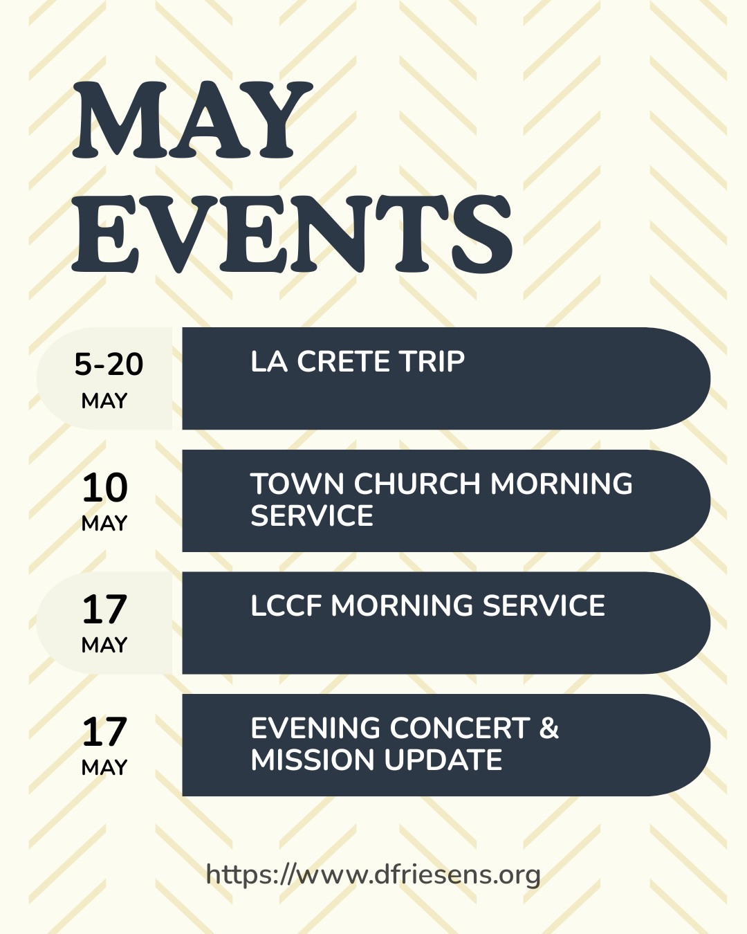 Wondering where to find us this month?
Here is a list of upcoming events, please note that all of the events listed on the image above are in La Crete Alberta!
The poster for the event on May 17th can be found on the second image, if you are in La Crete you should come! We’d love to see you there!
#dfriesensmusic #multinational1985