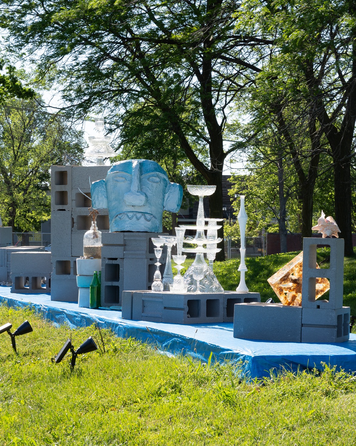 At the future BCA museum site at 2300 N. King Dr., artist CK Ledesma (@ckledesmart) displays "If You Put Your Ear to It, You Can Hear the Waves," an outdoor exhibition on view from June 18, 2026, through June 13, 2027.
Inspired by Santería, an African diasporic spiritual tradition that brings together Catholic and West African traditions, the outdoor altar is dedicated to Yemayá, the Orisha associated with the ocean and motherhood.
As part of CK Ledesma’s artistic practice, the altar slowly transforms over time. What you see today may be different—or even gone—by next month.
Come experience the exhibition as it evolves. Visit now, return a few weeks later, and witness how the altar has changed. Each visit offers a new experience so come see it throughout its yearlong journey.
#ckledesma #BCAMKE #milwaukeeart #mkeartists #BronzevilleMilwaukee