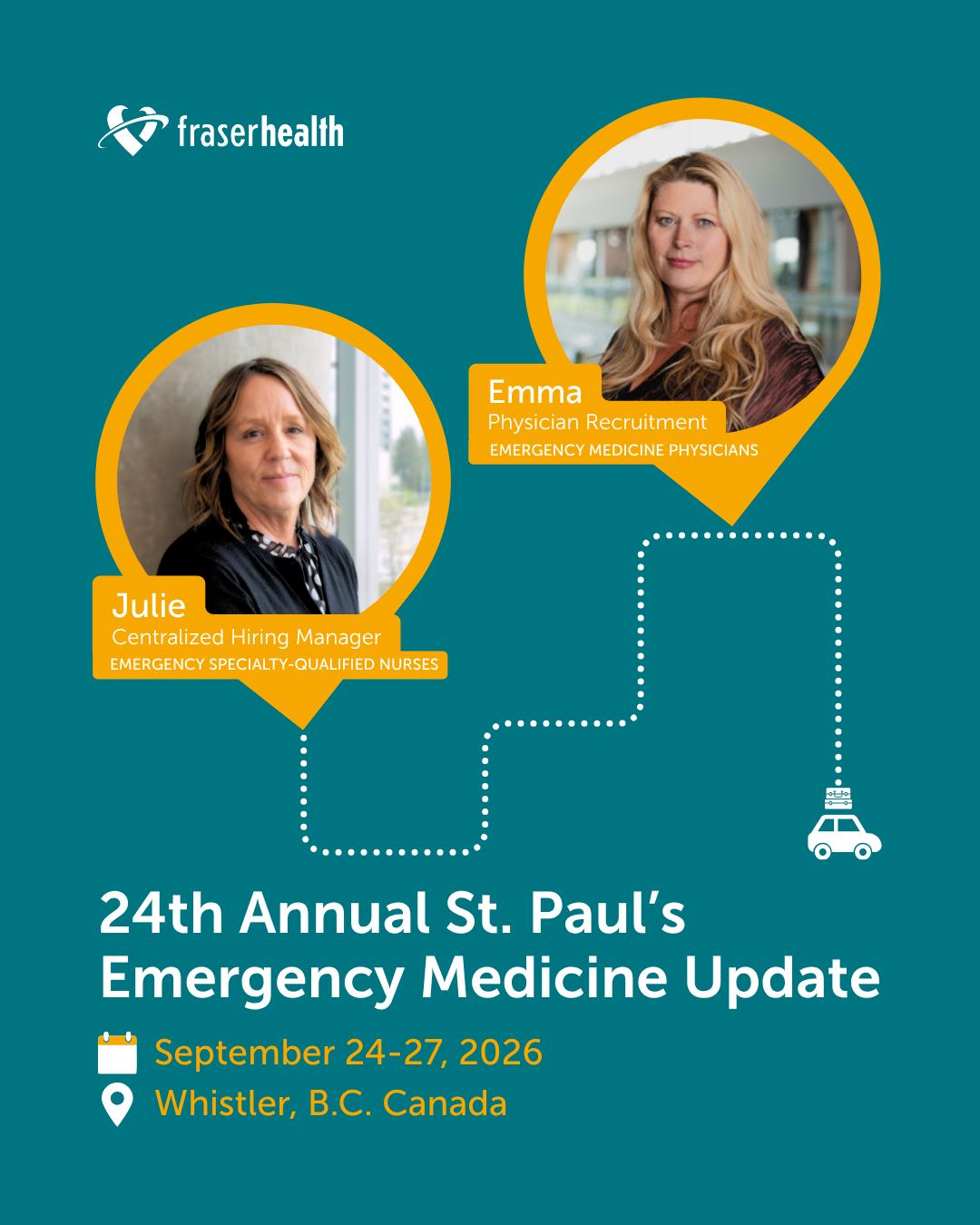 🚗 We're off to Whistler, B.C. this upcoming weekend for the 24th Annual St. Paul's Emergency Medicine Upda…