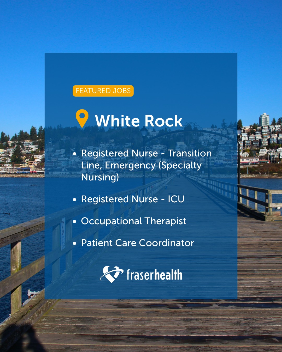 ✨Explore job opportunities in White Rock! It’s a place where you’ll find a strong community connections, o…