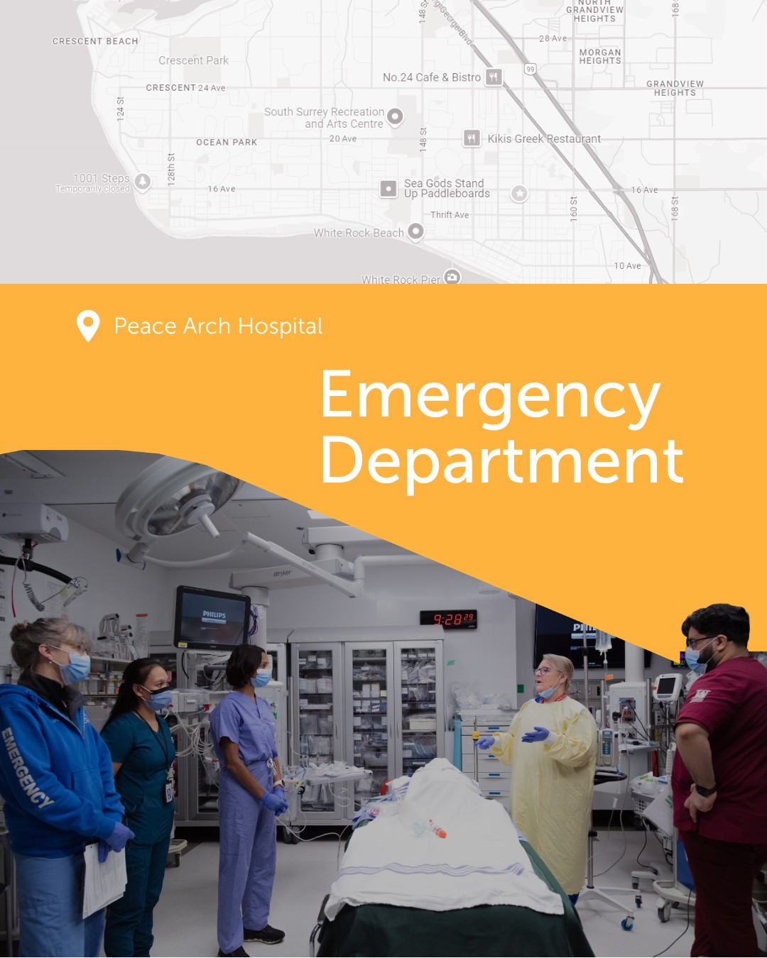 🏥In a fast-paced environment like the emergency room, care is delivered though a team-based model, where n…