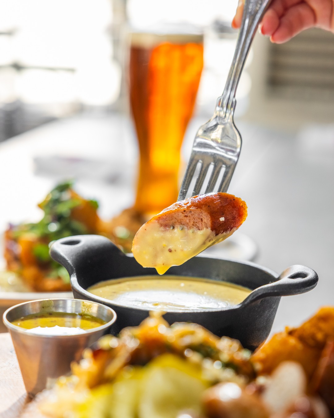 a little taste of bavaria, all on one plate. 🥨🇩🇪our oktoberfest pretzel platter comes l....