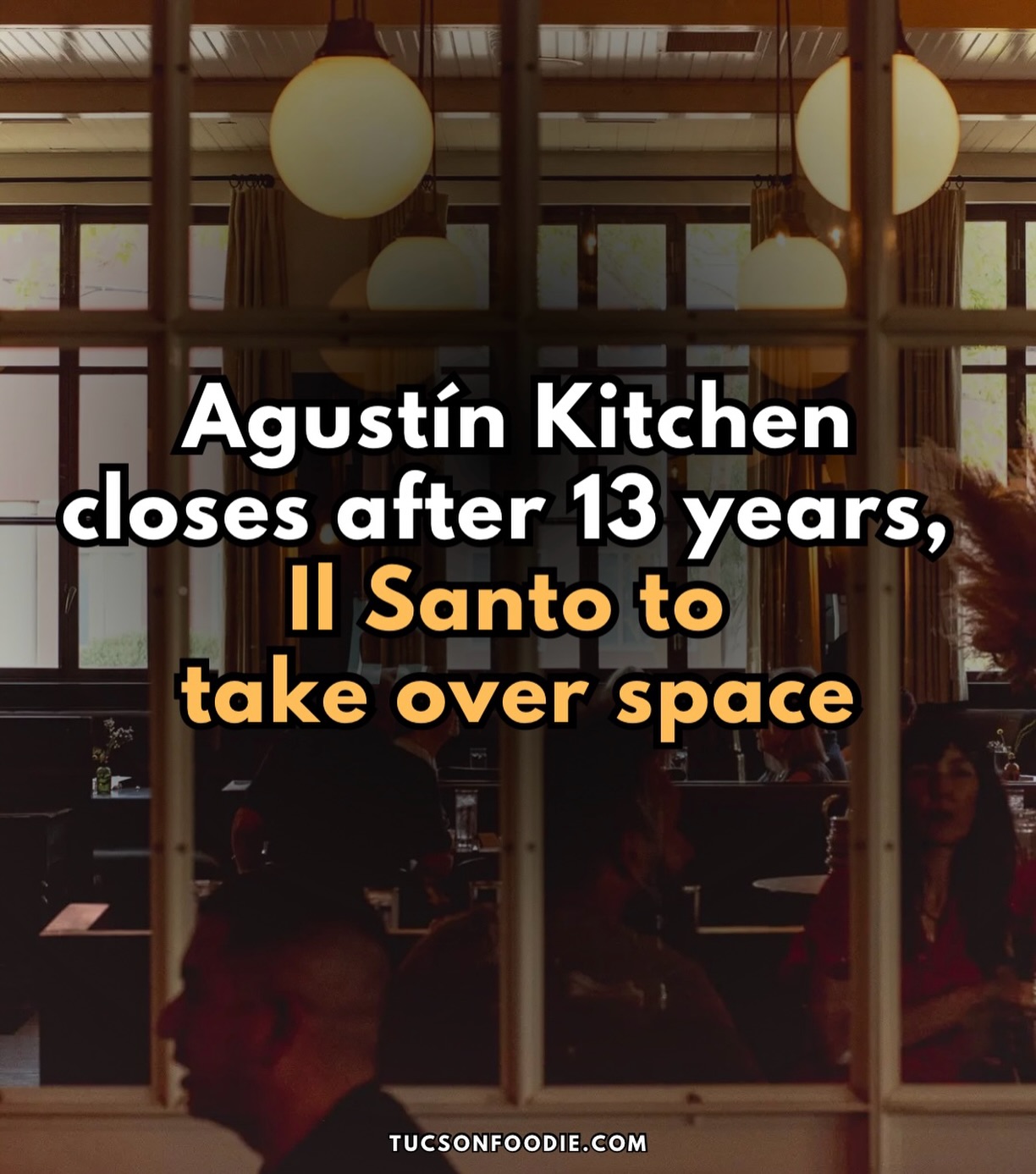 After 13 years, Agustín Kitchen has permanently closed its doors at Mercado San Agustín.
The space already has its next chapter lined up. Il Santo, an Italian concept from hospitality veteran Vito Prencipe and fifth-generation Tucsonan Bonnie Callahan, will take over the space.
“I leave this chapter with mixed emotions as I say goodbye to our friends, patrons and colleagues at Agustín Kitchen. It’s with gratitude and admiration that I thank our managers, chefs, staff, and purveyors both old and new for their years of collaboration. Agustin Kitchen has meant so much to so many over this time and has been a beloved anchor in the Mercado District community.” — Owner Adam Weinstein
Read the article on Tucsonfoodie.com