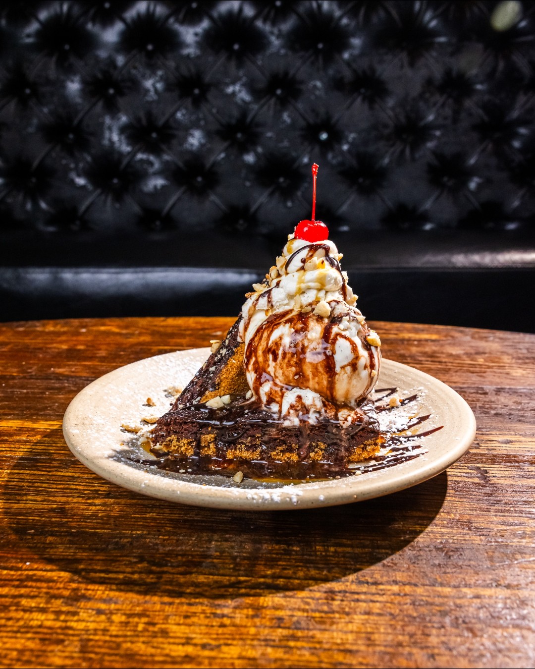 save room for something sweet. 🍫🍨our brownie sundae is the perfect way to finish your meal....