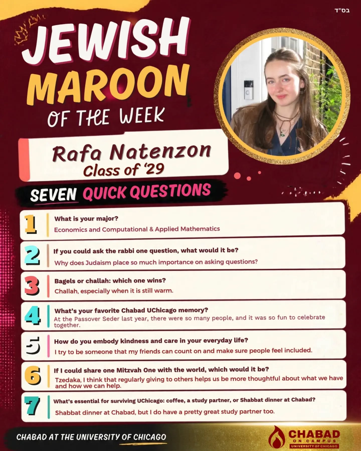@rafanaten , Jewish Maroon, making us proud!!