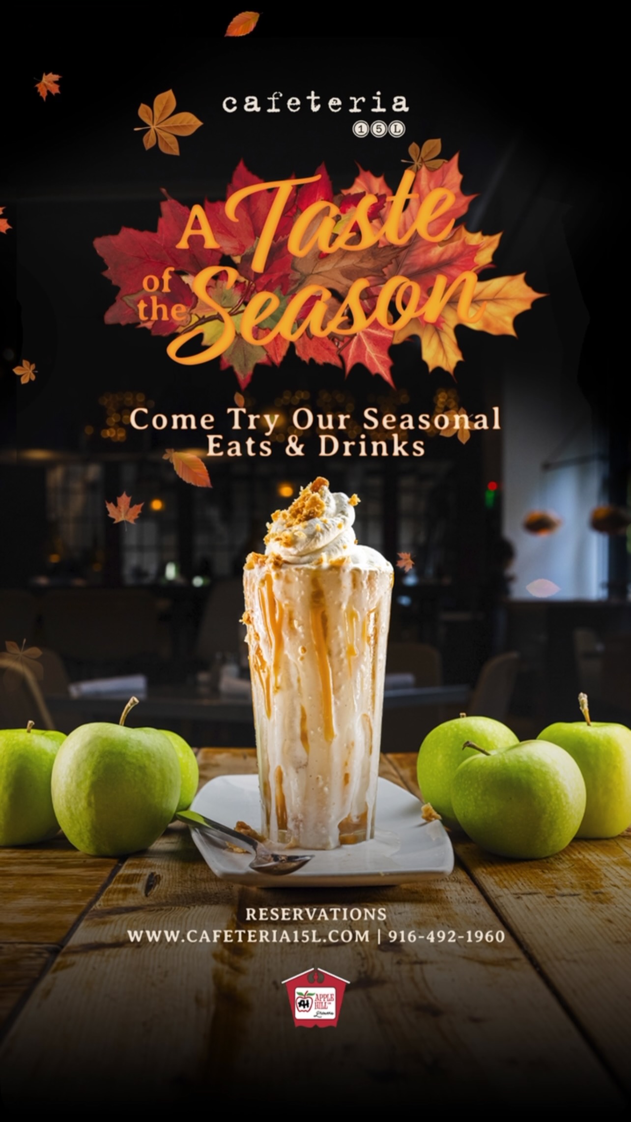 fall has found its way to the table 🍎🍂inspired by the harvest and the flavors of apple hil....